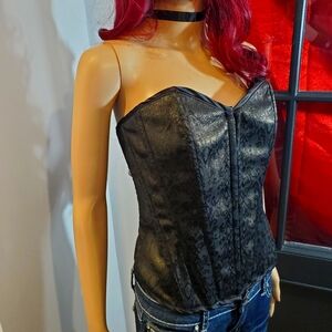 Guess Gothic Gold Sparkle Corset